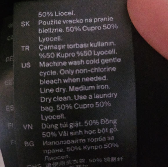 COS Scarf Detail Avant Garde High Fashion Architectural Black Maxi Dress, Size 6 - Picture 14 of 14